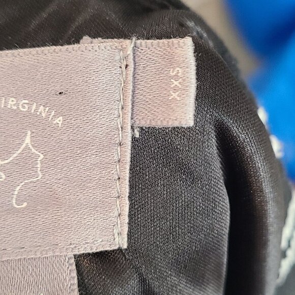 Anthropologie Vanessa Virginia Women's Sleeveless Mini Shift Dress Black Size XX - Picture 8 of 8